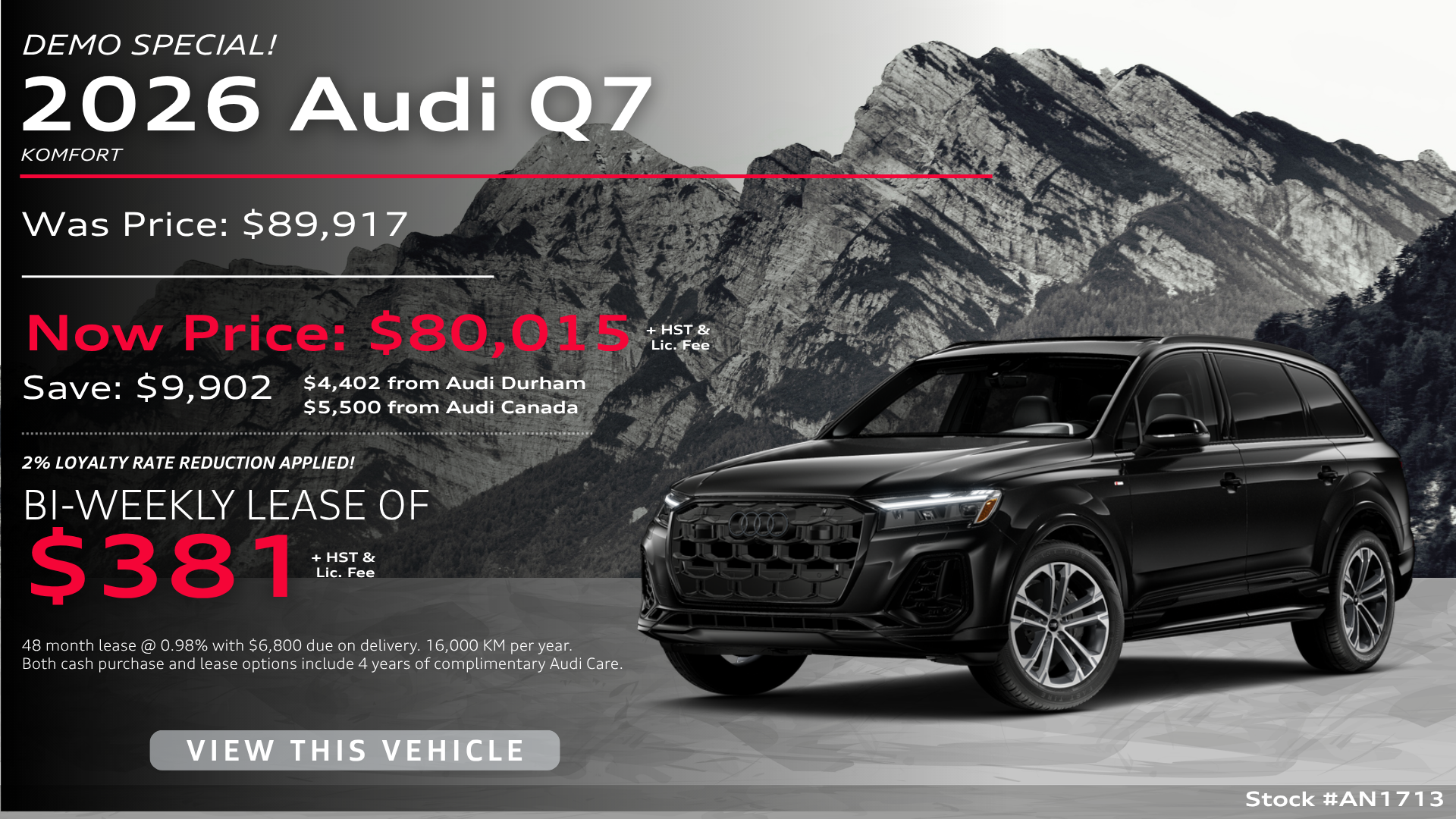 2026 Audi Q7 - AN1713