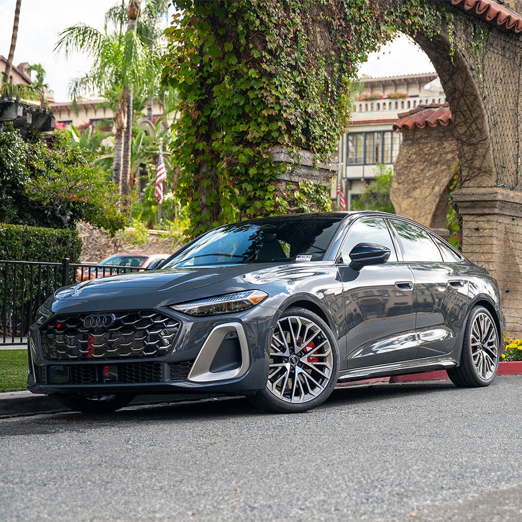 New car inventory photo in downtown Riverside.