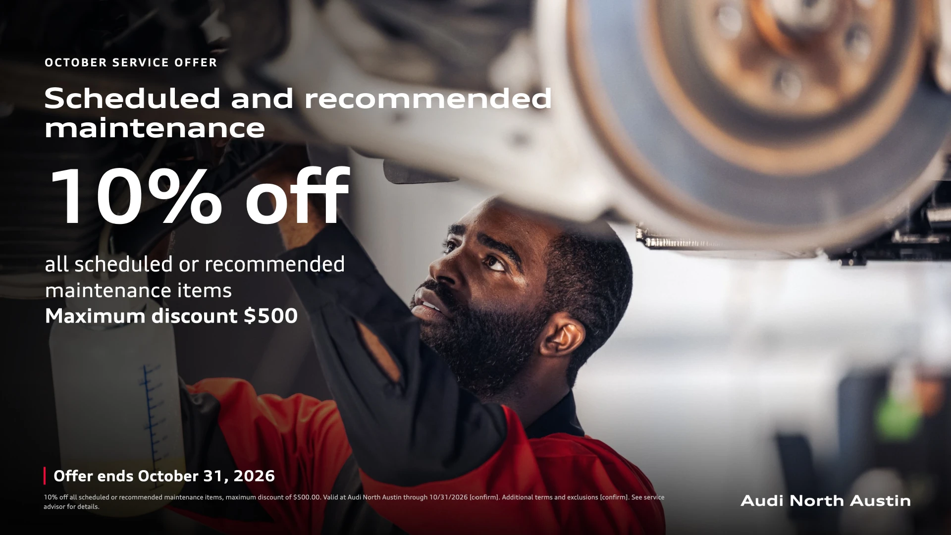 Maintenance offer