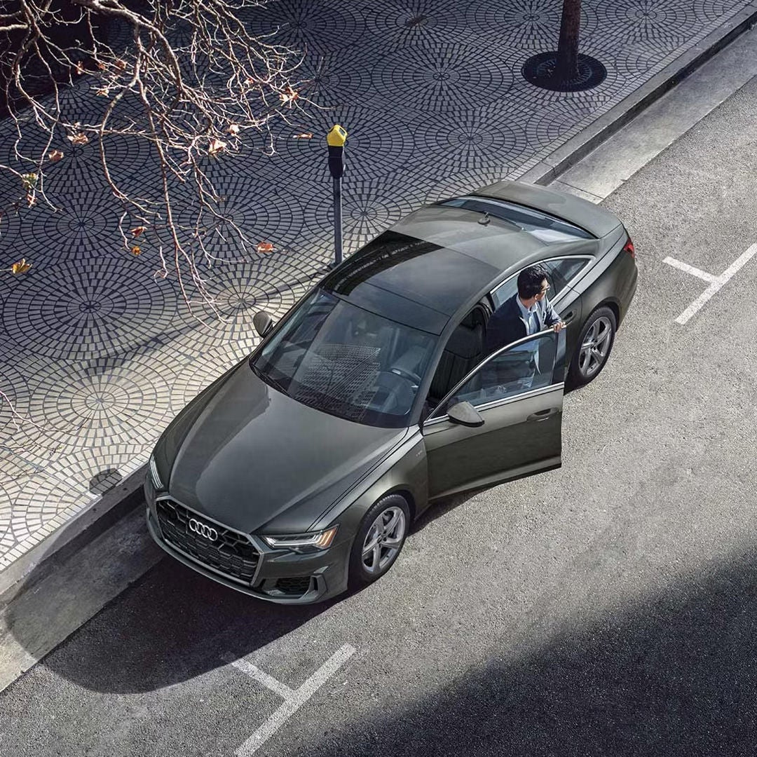 2025 Audi A6 sedan parked on the street