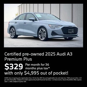 2025 used cpo A3 offer