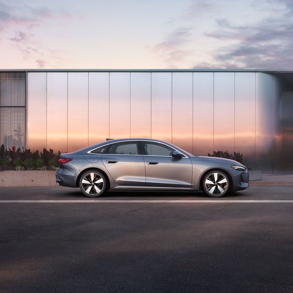 Side profile of the all-new Audi A5.