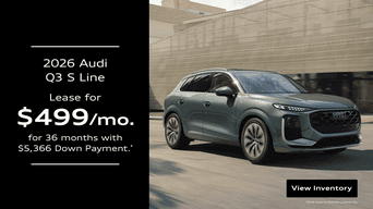 Side view of a new 2026 Audi Q3