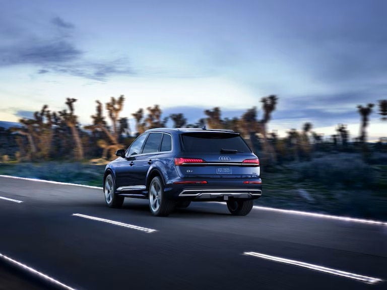 Rear view of Audi Q7 SUV
