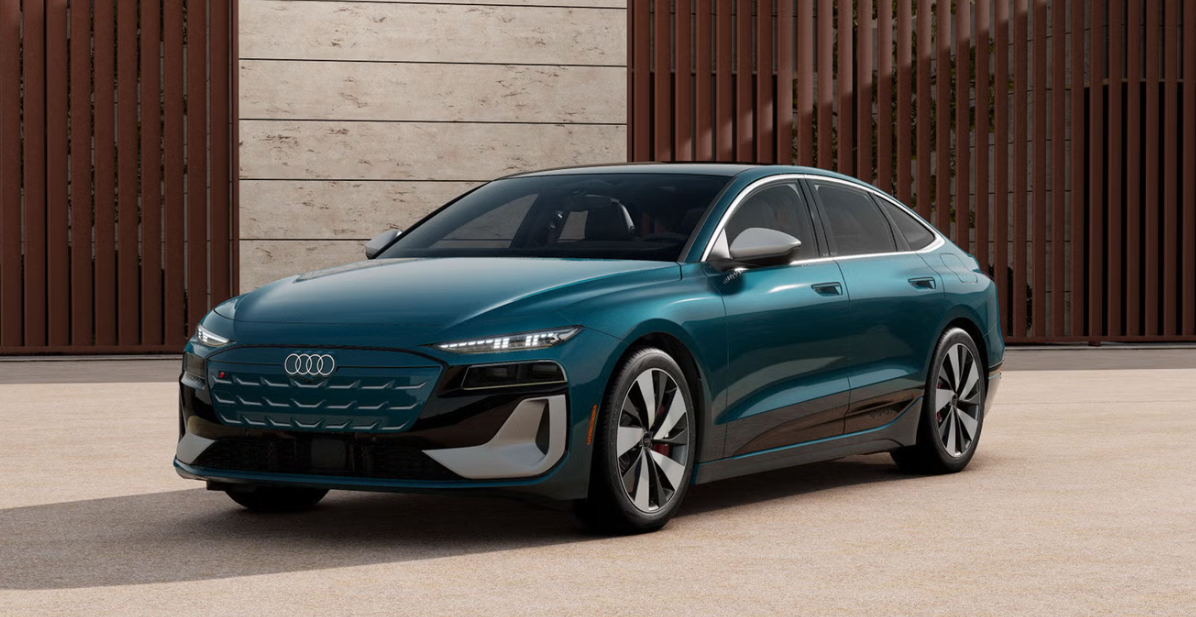 Exterior of a 2027 Audi S6 Sportback e-tron