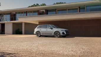 Profil latéral de l'Audi Q7.