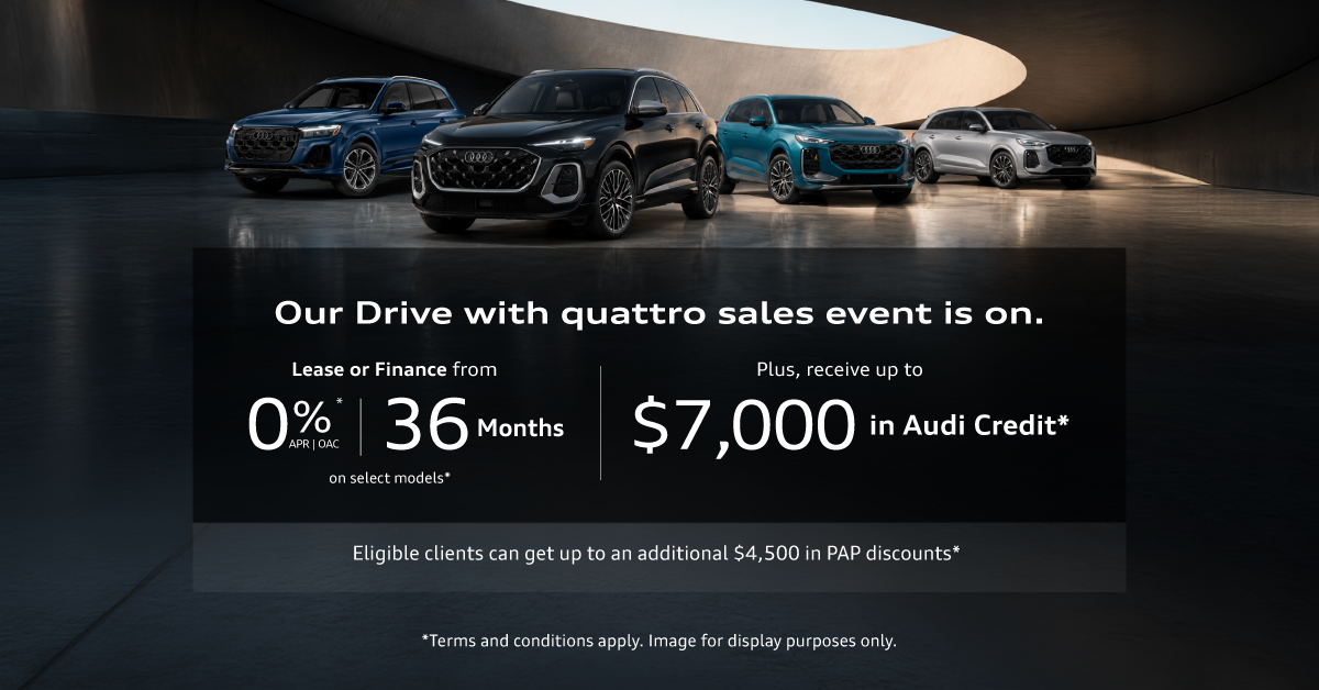 Sales Event at Audi Midtown Toronto