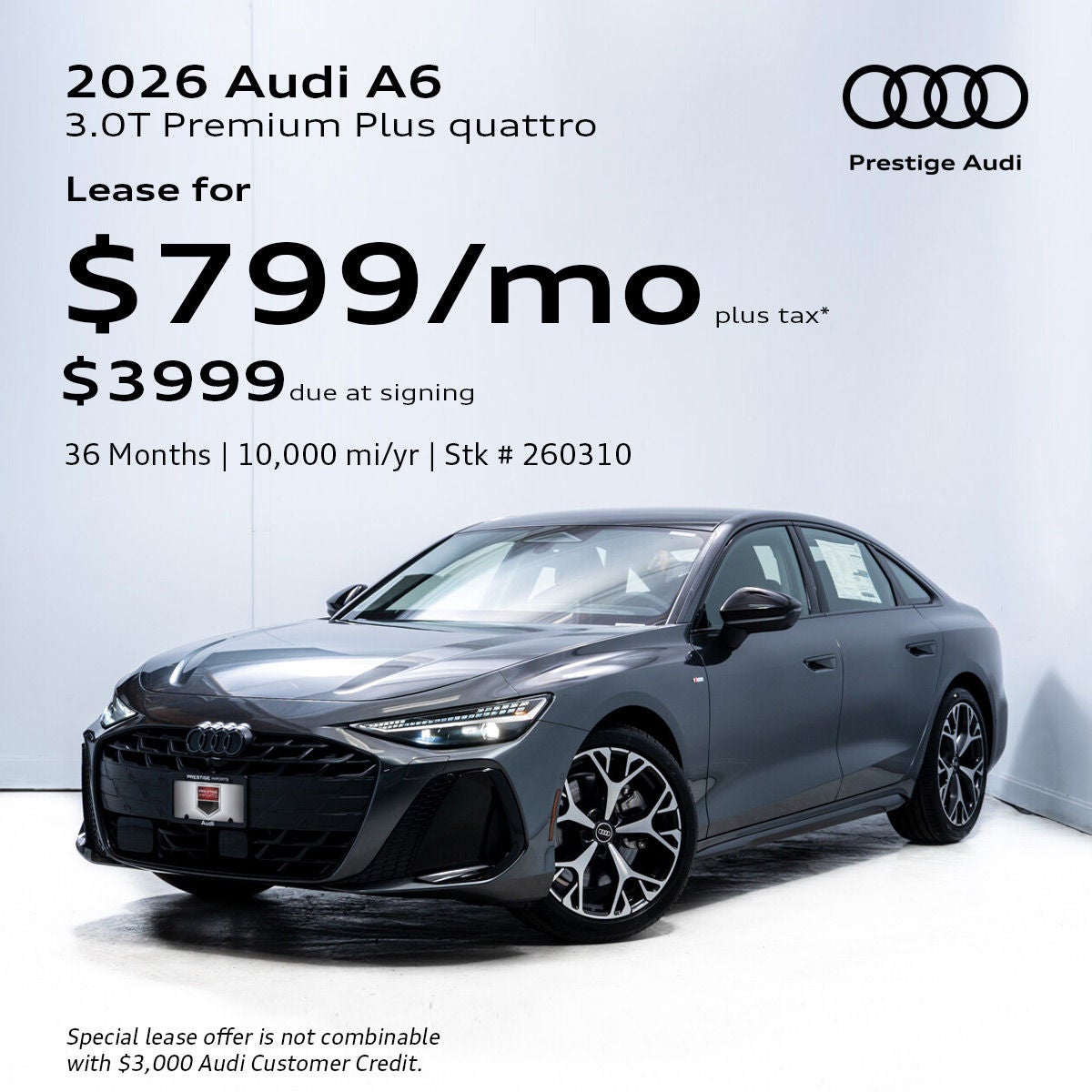 Audi A6 Lease Offer