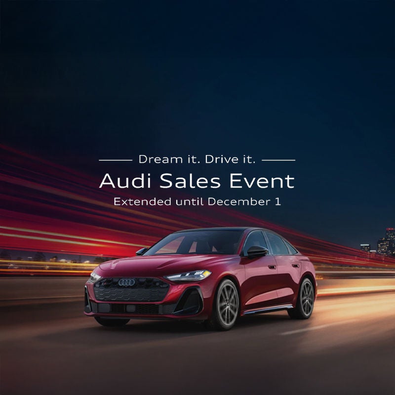 an 2025 Audi A5 left profile driving.