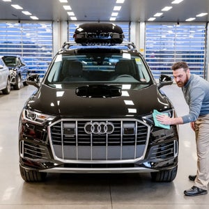 Audi delivery day at the showroom — explore Certified pre-owned at Audi Sewickley near Pittsburgh