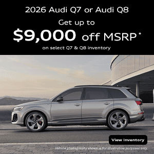 Side view of an Audi Q7