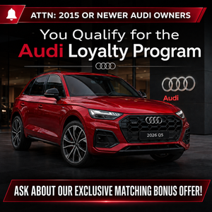 Side view of an Audi vehicle