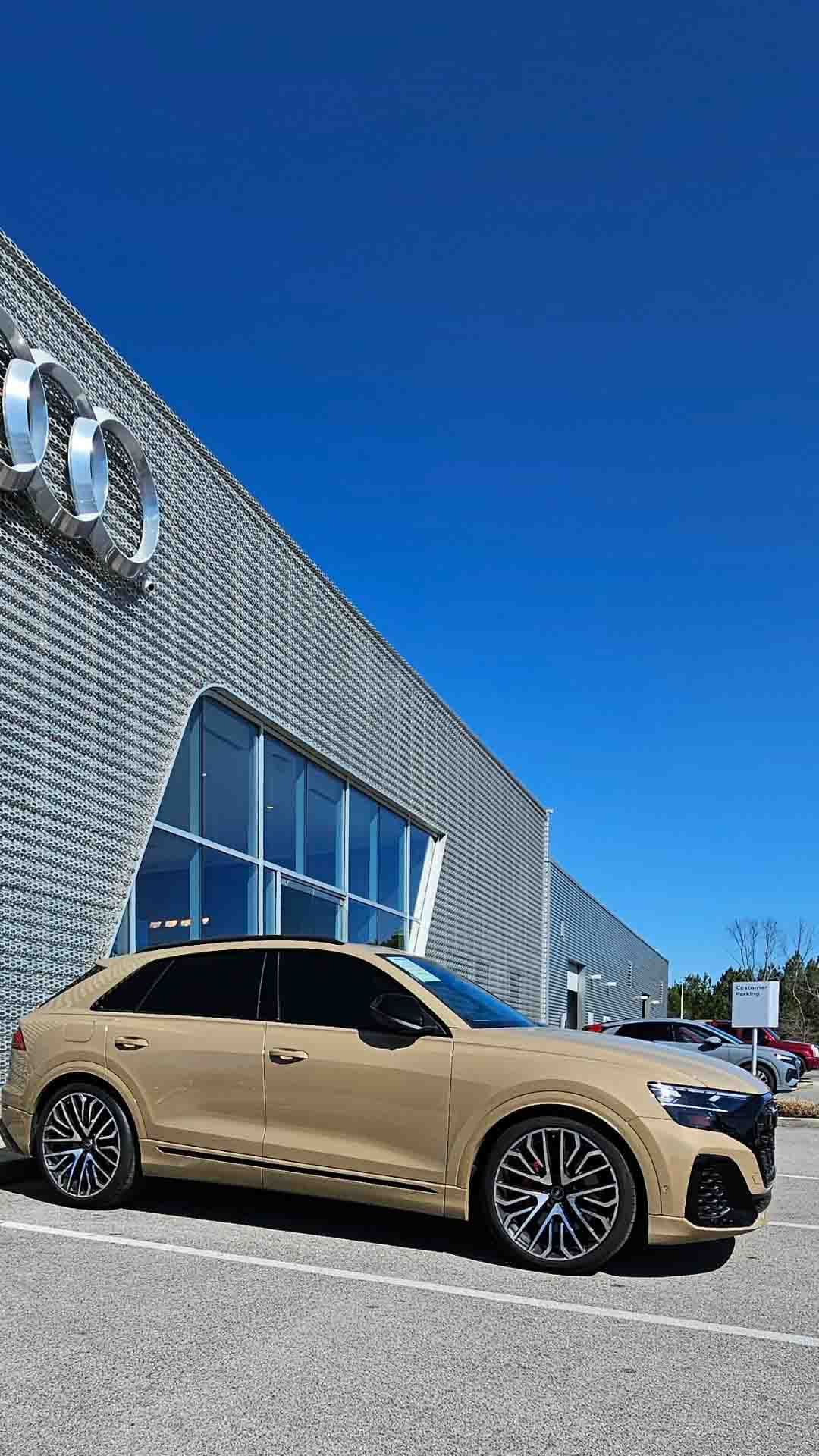 Front view of the Audi Huntsville dealership
