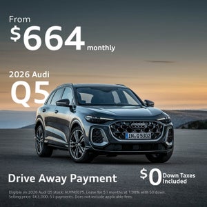 Audi Q5 from $664 monthly
