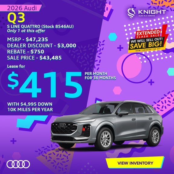 Audi Q3 Sale