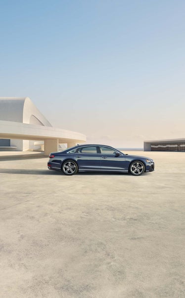 2026 Audi A8 L profile at Audi Sewickley near Pittsburgh PA