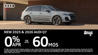 New 2025 & 2026 Audi Q7  0% APR for up to 60 mos