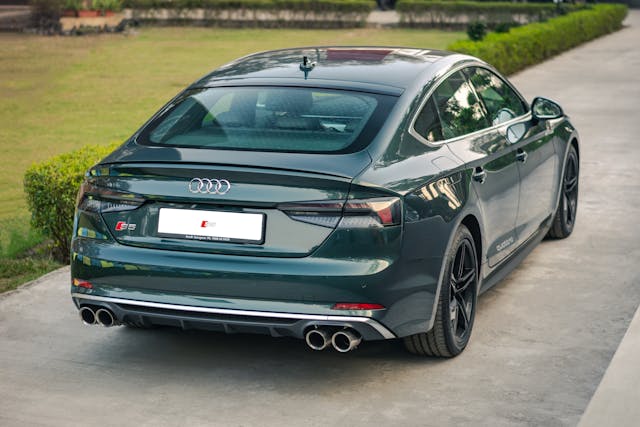 Back View of Audi