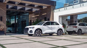 Side profile view of an Audi Q3