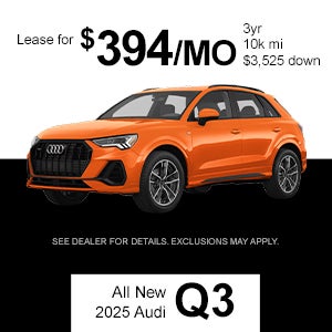 Side view of an Audi Q3