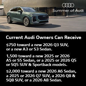 Current Audi Owners Can Receive 