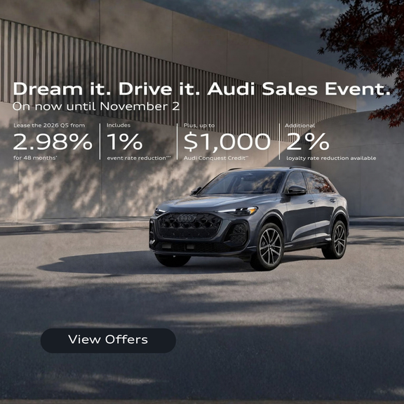 Dream it. Drive it. Audi Sales Event