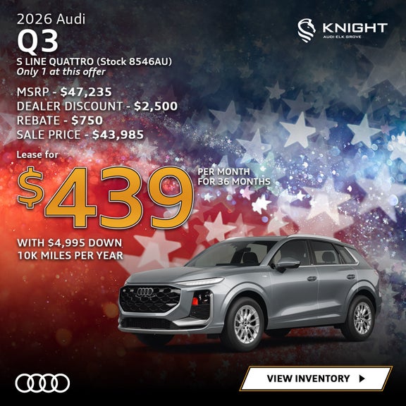 Audi Q3 June Sale