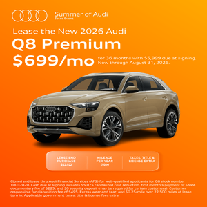 Lease the New 2026 Audi Q8 Premium $699/mo