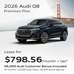 2026 Audi Q8 Premium Plus front facing