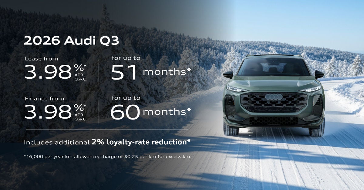2026 Audi Q3 SUV Offer 