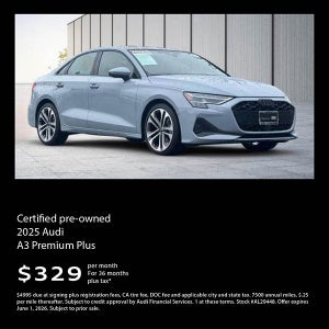 2025 used cpo A3 offer