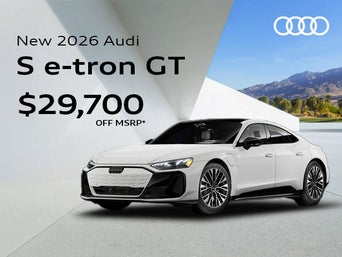 Front profile 2026 Audi S e-tron GT Parked