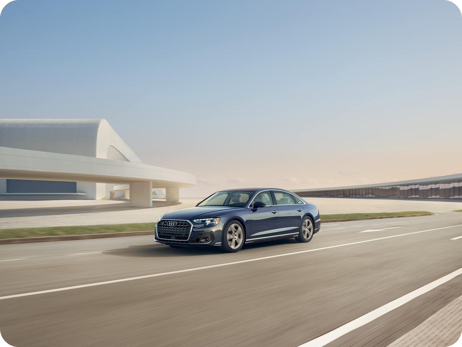 Audi A8 — flagship luxury sedan.