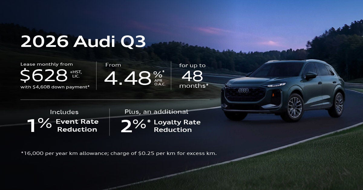 2026 Audi Q3 SUV Offer 