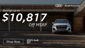 Side profile of a 2025 Audi All-new Q7