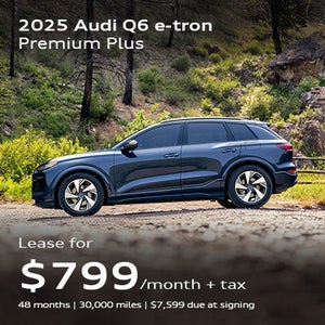 Side facing 2025 Audi Q6 e-tron parked