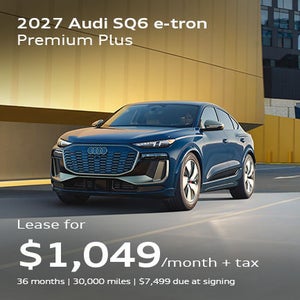 front facing 2027 Audi SQ6 e-tron parked