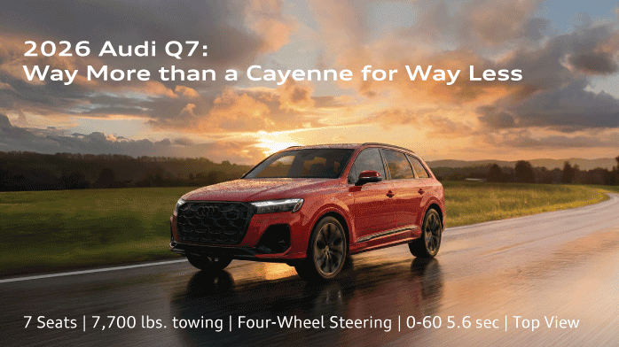 Audi Q7 best value in full size SUV with most bang for the buck