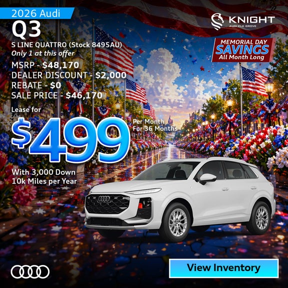 Audi Q3 May Sale