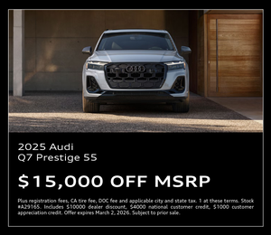 2025 Audi Q7 Savings Offer