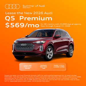 Lease the New 2026 Audi Q5 Premium $569/mo