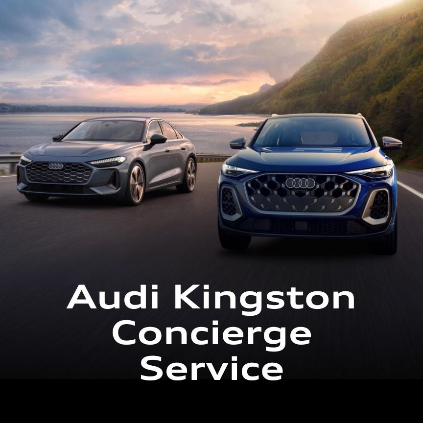 image of a 2025 Audi Q5 and A5 on a road