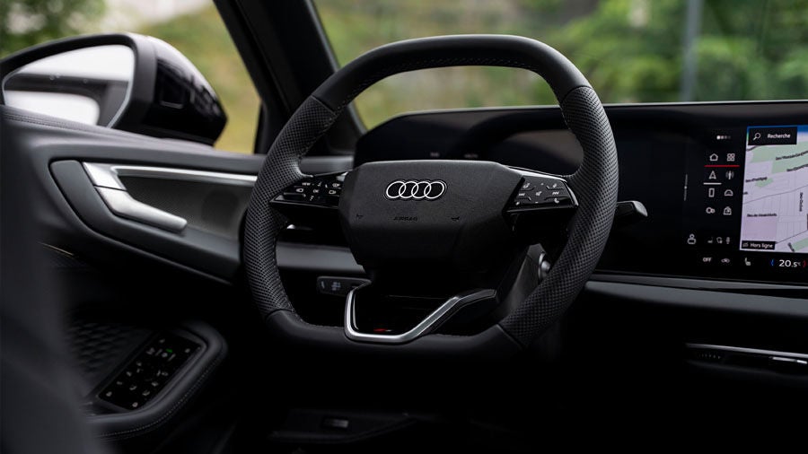 Vue intérieure de l’Audi A5.