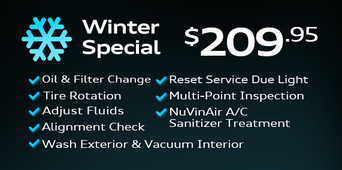 Audi Dominion Winter Specials 