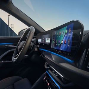 View of the wraparound virtual cockpit in the Audi SQ5 Sportback.