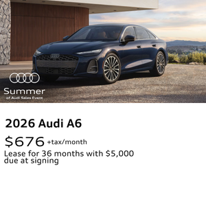 2026 Audi A6 July Special from Audi San Jose