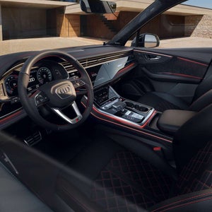 2026 Audi Q7 interior panoramic cockpit — schedule a test drive at Audi Sewickley near Pittsburgh