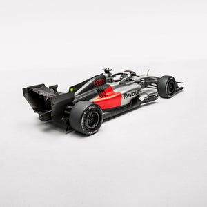 Overhead detail view of the Audi R26 Concept’s front wing.