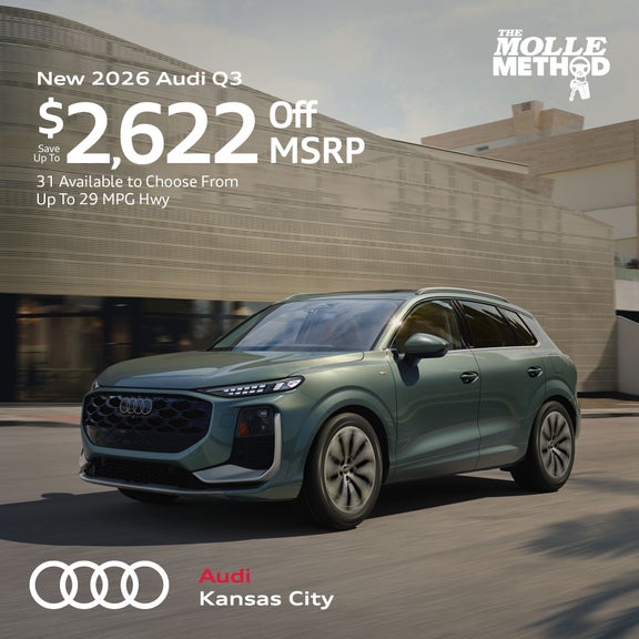 New 2026 Audi Q3  Save Up To $2,622 off MSRP  Up To 29 MPG Hwy