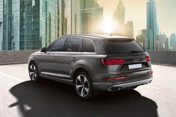 Audi vehicle parked. 